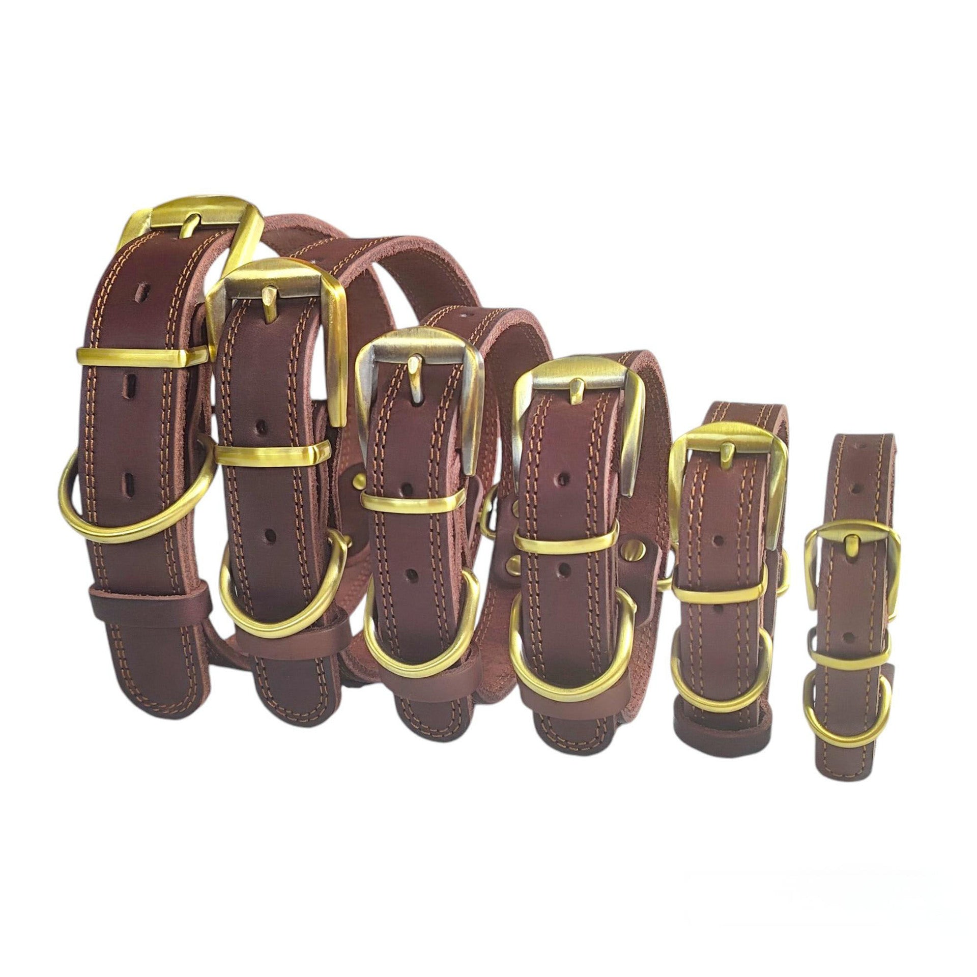 Heritage Full-Grain Leather Dog Collar