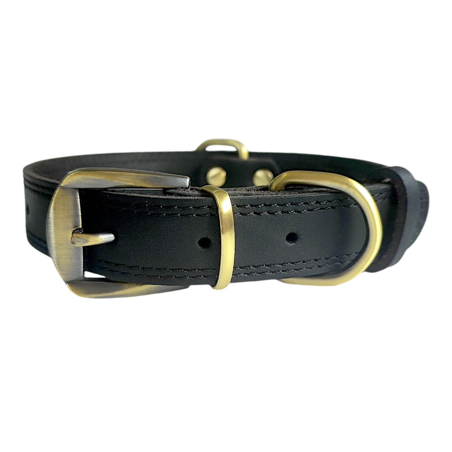Heritage Full-Grain Leather Dog Collar