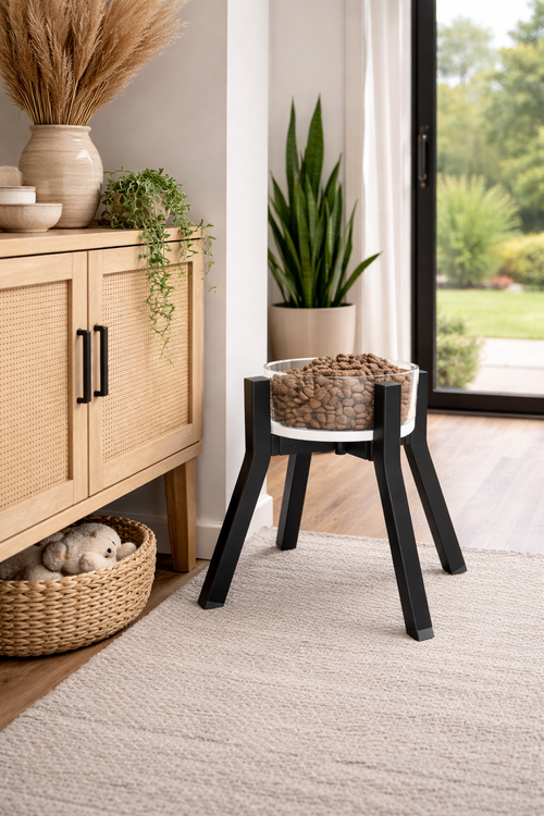 Elevated Bowl Stand for Medium & Large Dogs – Adjustable Fit