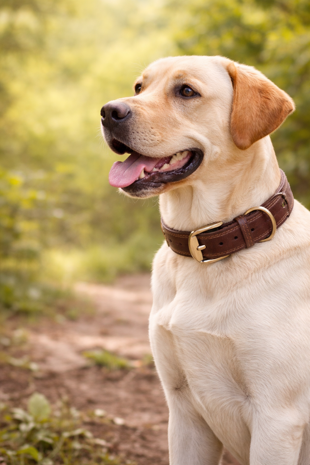 Heritage Full-Grain Leather Dog Collar
