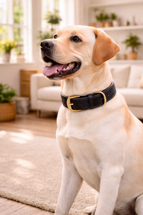 Heritage Full-Grain Leather Dog Collar
