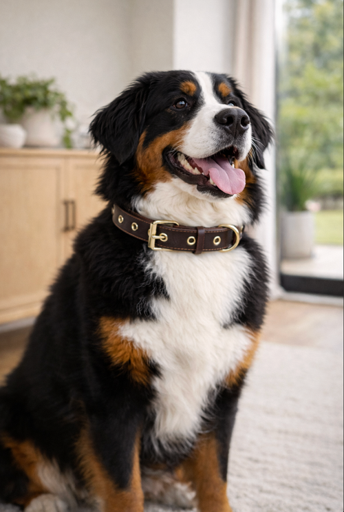 Genuine Leather Dog Collar