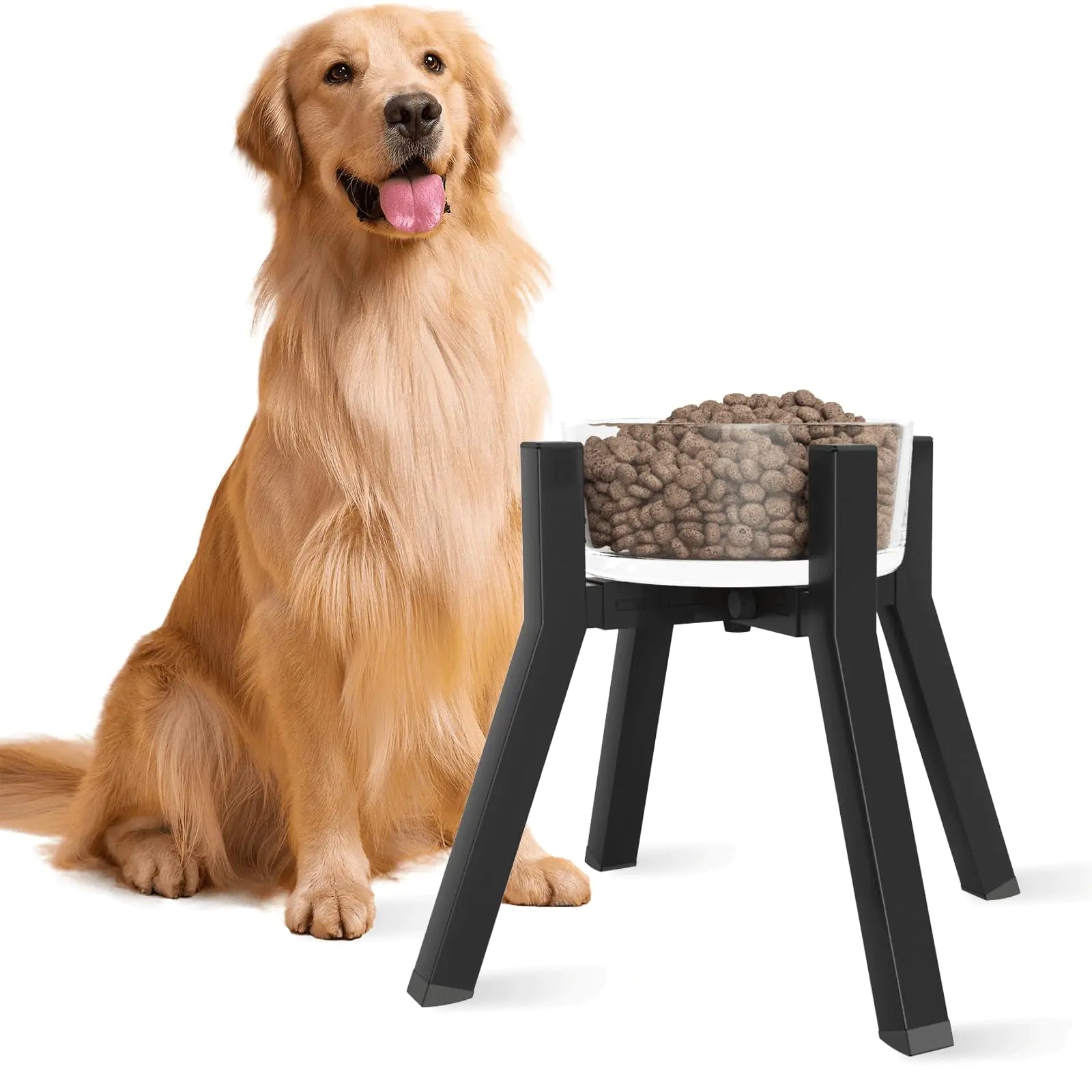 Elevated Bowl Stand for Medium & Large Dogs – Adjustable Fit