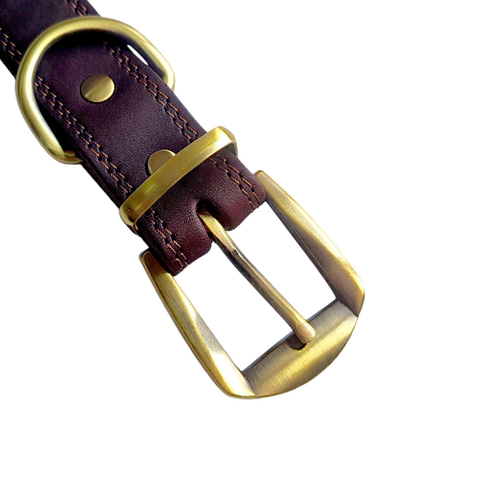 Heritage Full-Grain Leather Dog Collar
