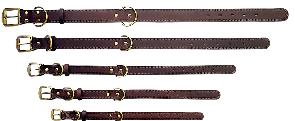 Heritage Full-Grain Leather Dog Collar