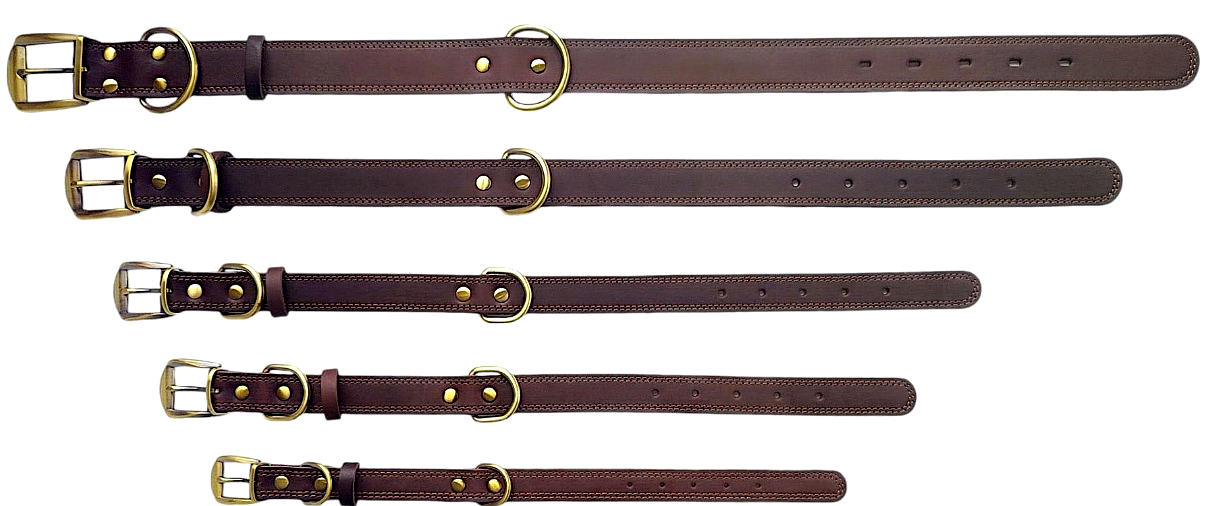 Heritage Full-Grain Leather Dog Collar